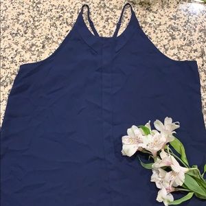 LC Lauren Conrad Navy Tank